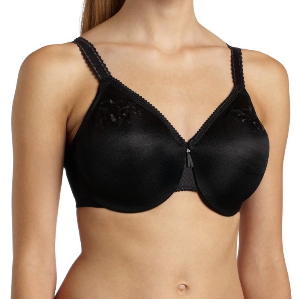 Wacoal Women's Slimline Seamless
Underwire Minimizer Bra #85154 Black
NWT